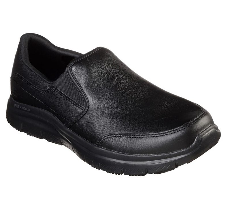 Skechers Relaxed Fit: Flex Advantage Sr - Bronwood - Mens Work Boots Black [AU-LA4984]